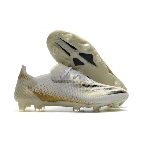 Adidas X Ghosted.1 FG Herr Inflight - Vit Guld Svart