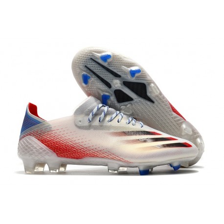 Adidas X Ghosted.1 FG Herr Showpiece - Silver Svart Röd