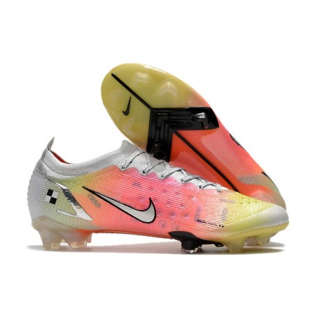 Nike Mercurial Vapor 14 Elite FG Herrar Vit Rosa Silver