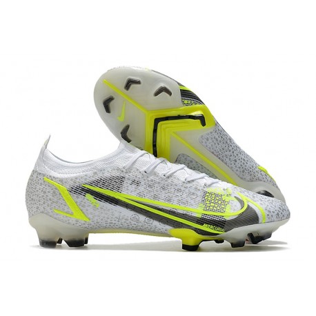 Nike Mercurial Vapor XIV Elite FG Silver Safari - Vit Svart Silver Neon