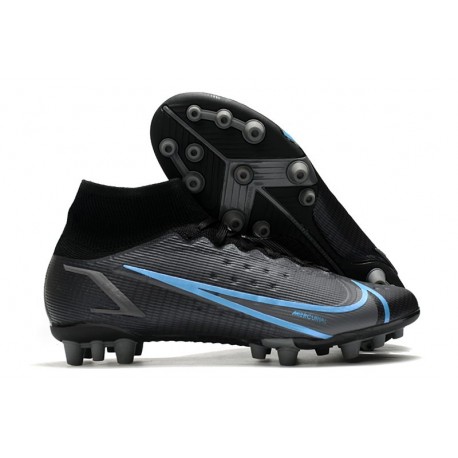 Nike Mercurial Superfly VIII Elite AG PRO Renew - Svart Grå