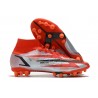 Nike Mercurial Superfly VIII Elite AG CR7 Spark Positivity - Röd Svart Vit Orange