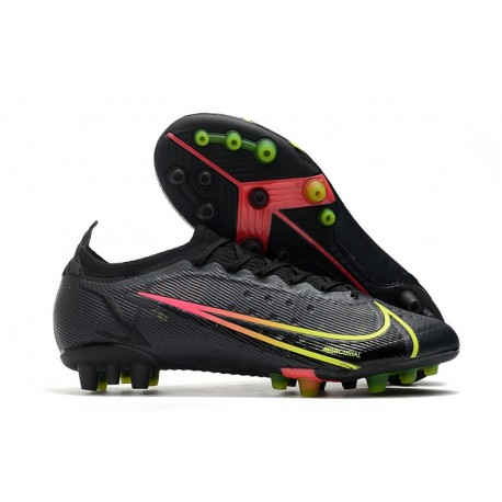 Nike Mercurial Vapor 14 Elite AG Pro Black x Prism - Svart Gul Röd