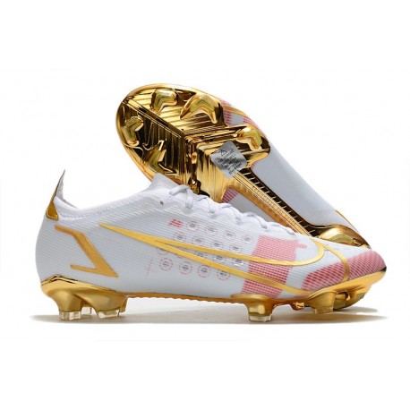 Nike Mercurial Vapor 14 Elite FG Vit Rosa Guld
