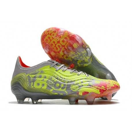 Fotbollsskor för Herrar adidas Copa Sense.1 FG Numbers Up -Grå Vit Gul